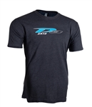Classic Logo T - Grey with BLUE logo