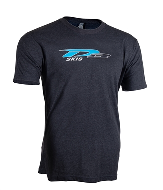 Classic Logo T - Grey with BLUE logo