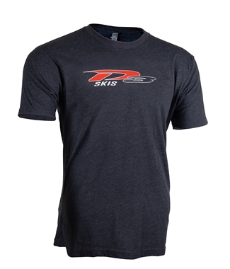 Classic Logo T - Grey with RED logo